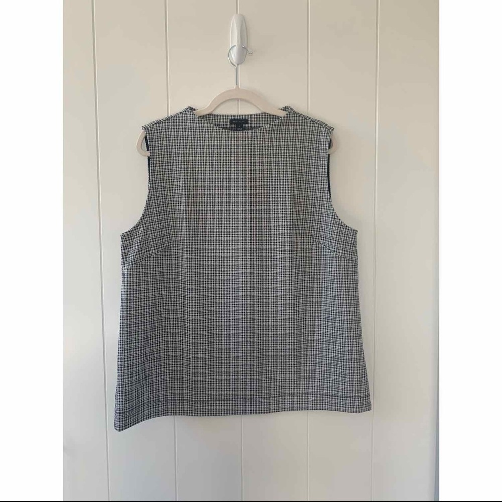 💥 SOLD | NEW Ann Taylor Plaid Sleeveless Shell